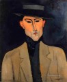 帽子をかぶった男の肖像 ホセ・パチェコ・アメデオ・モディリアーニ
